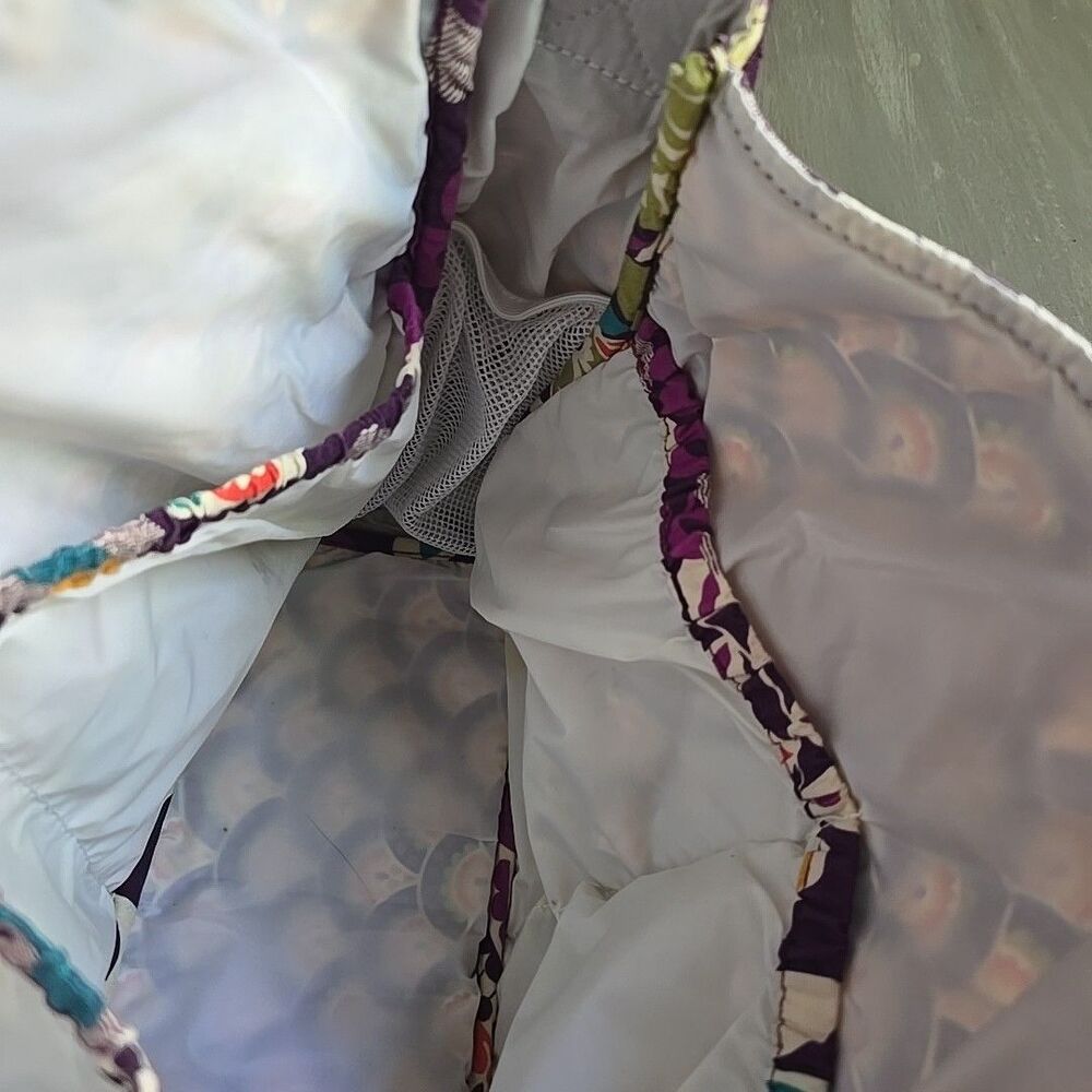 VERA BRADLEY Diaper Baby Bag w/Changing Pad Travel Duffle Purple Plum Crazy - Picture 8 of 15